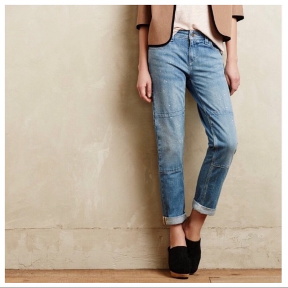 Anthropologie Denim - Anthro Pilcro High Waist Carpenter Jeans / Paint